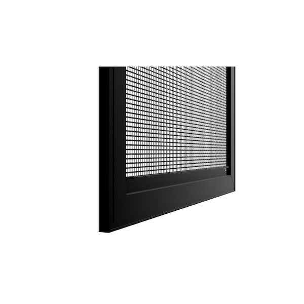 25 In W X 48 In H Single-Hung Window Screen, SH2, BetterVue Mesh, Black